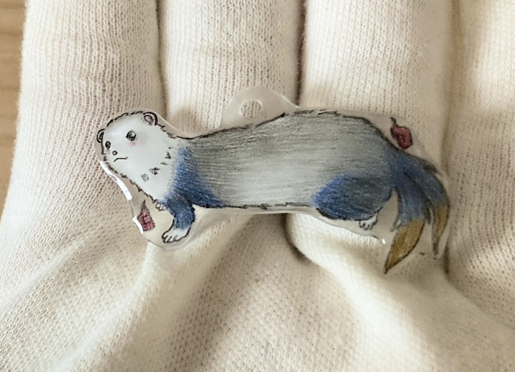 フェレット妖怪「ねこまた」チャーム