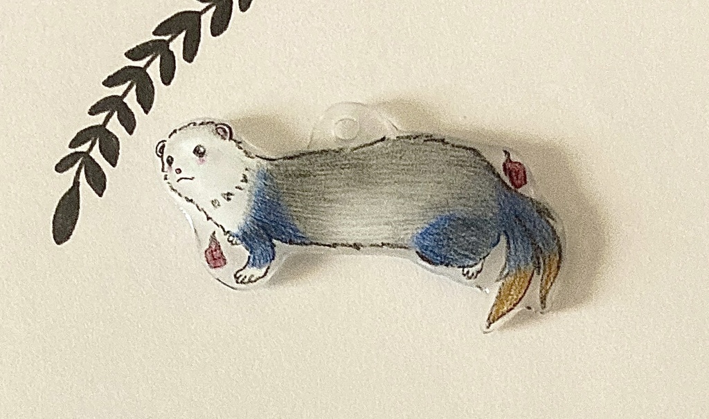 フェレット妖怪「ねこまた」チャーム