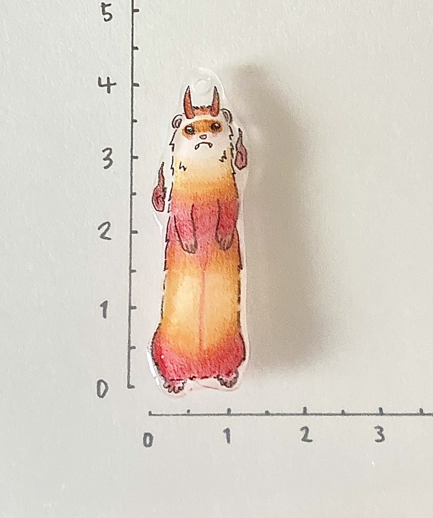 フェレット妖怪「赤鬼」「青鬼」チャーム