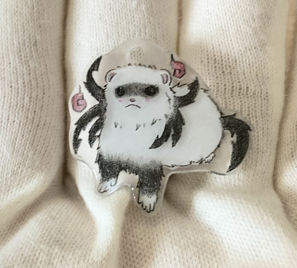 フェレット妖怪「針女(はりおんな)」チャーム