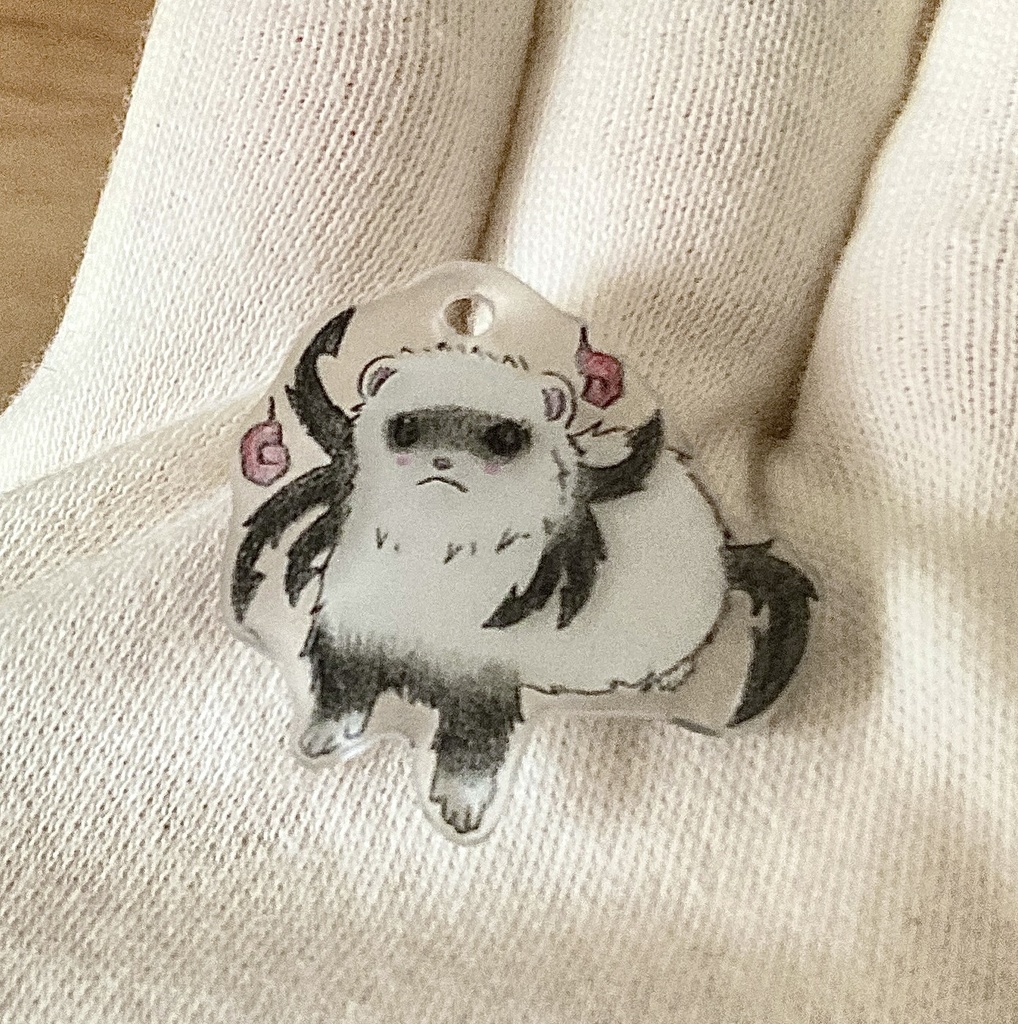 フェレット妖怪「針女(はりおんな)」チャーム