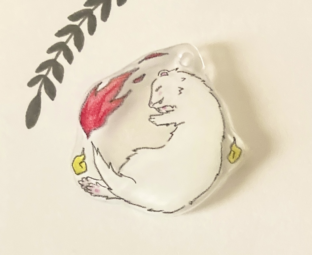 フェレット妖怪「提灯火(ちょうちんび)」チャーム