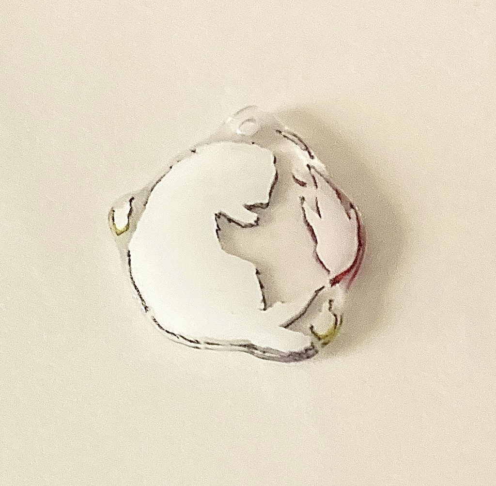 フェレット妖怪「提灯火(ちょうちんび)」チャーム