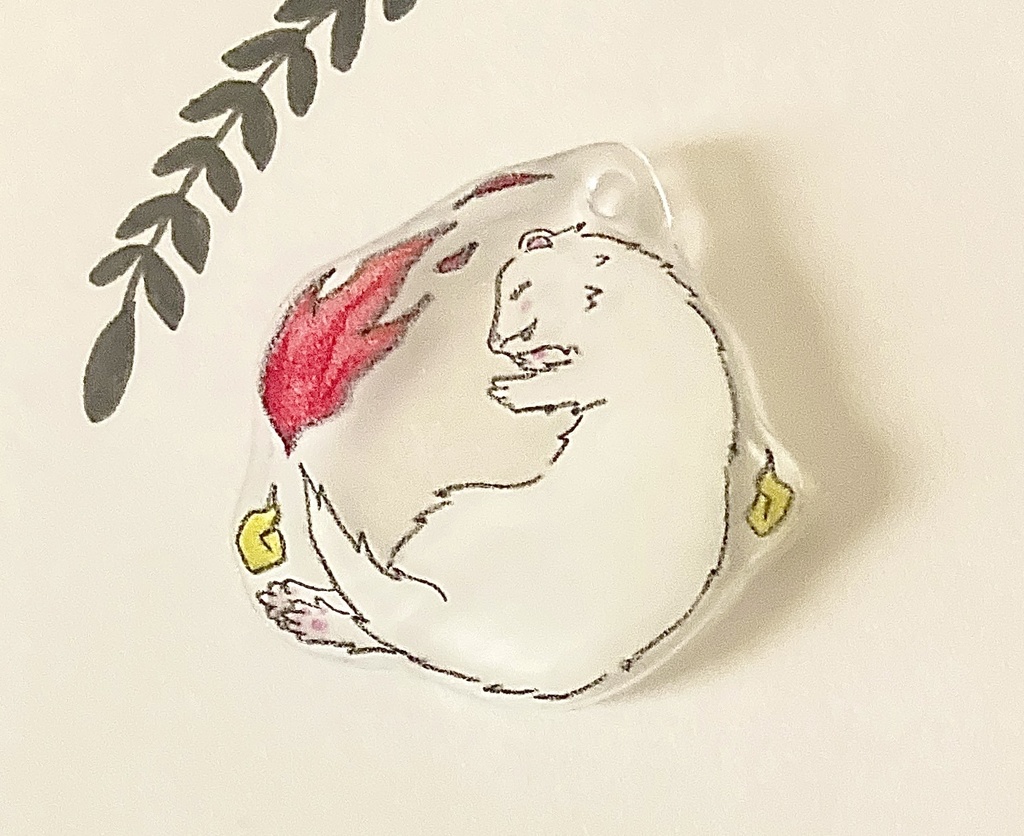 フェレット妖怪「提灯火(ちょうちんび)」チャーム