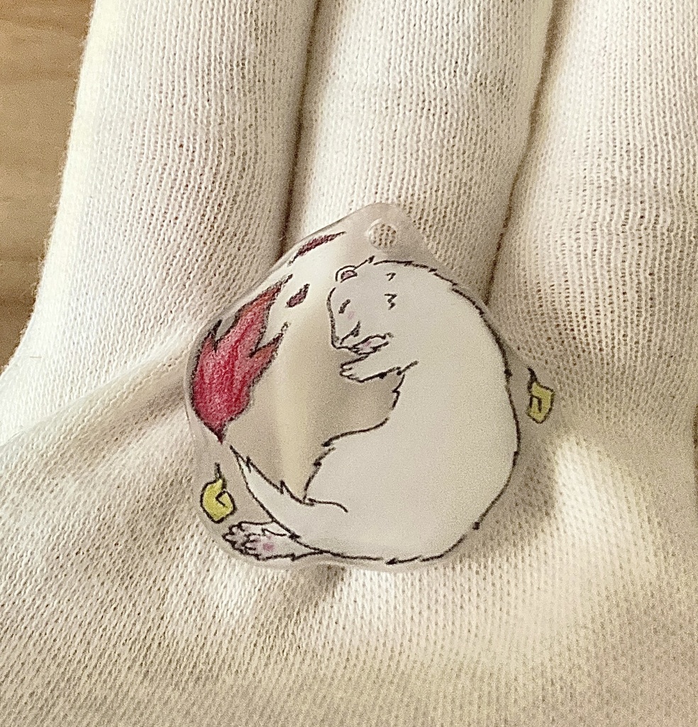 フェレット妖怪「提灯火(ちょうちんび)」チャーム