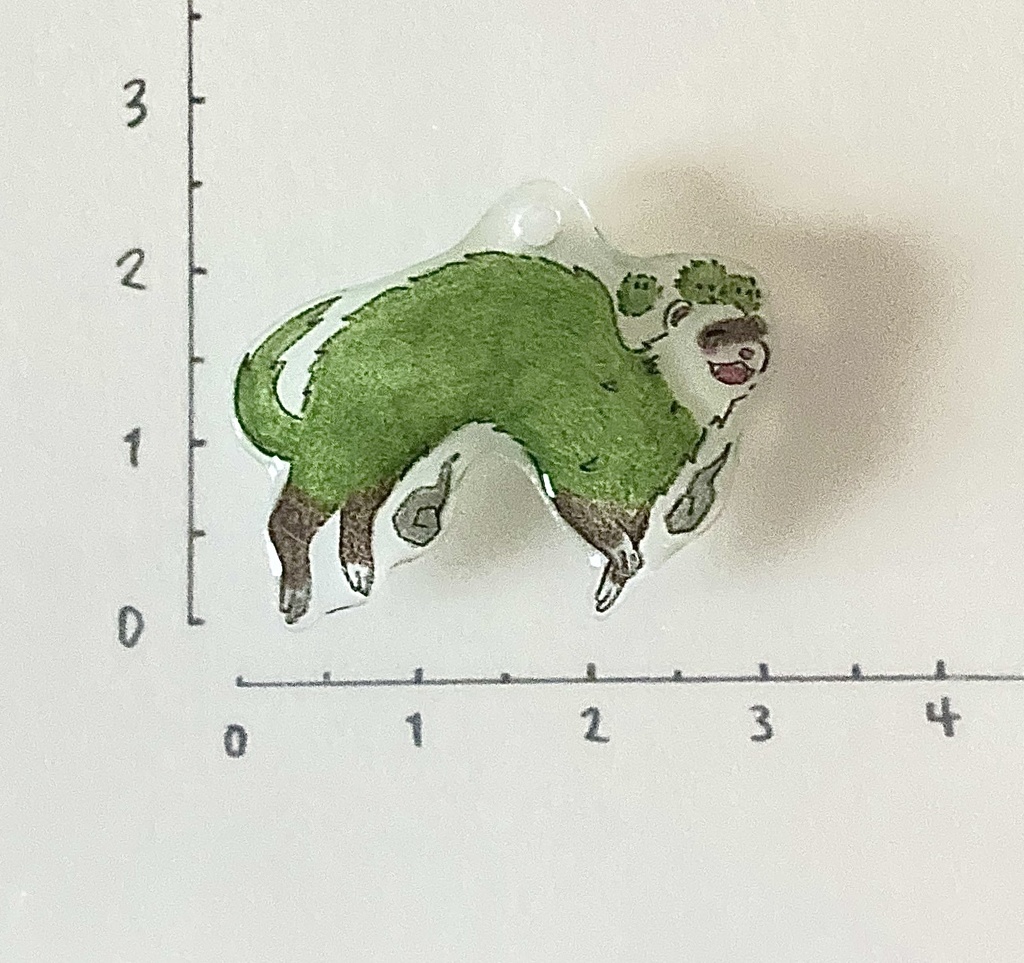 フェレット妖怪「土転び(つちころび)」チャーム