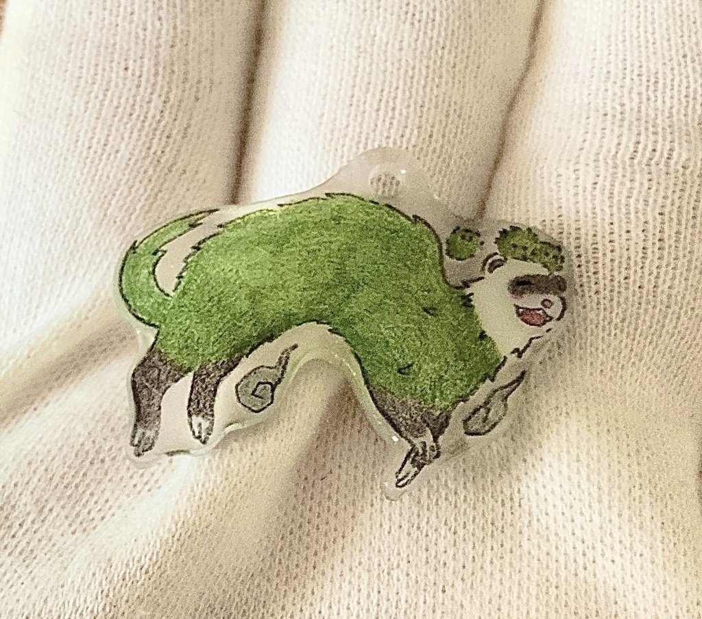 フェレット妖怪「土転び(つちころび)」チャーム