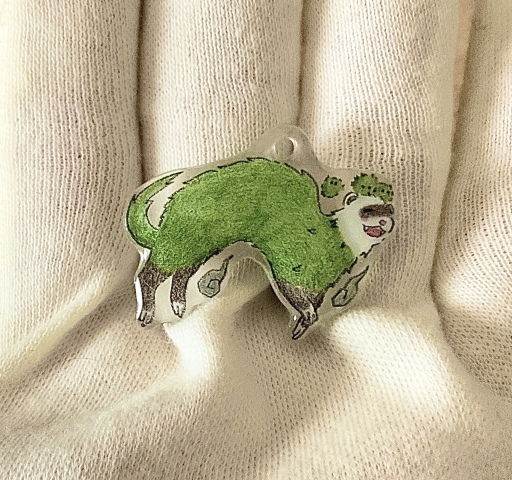 フェレット妖怪「土転び(つちころび)」チャーム