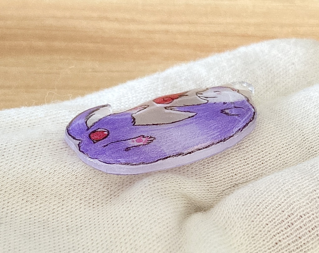 フェレット妖怪「お尻目小僧(おしりめこぞう)」チャーム