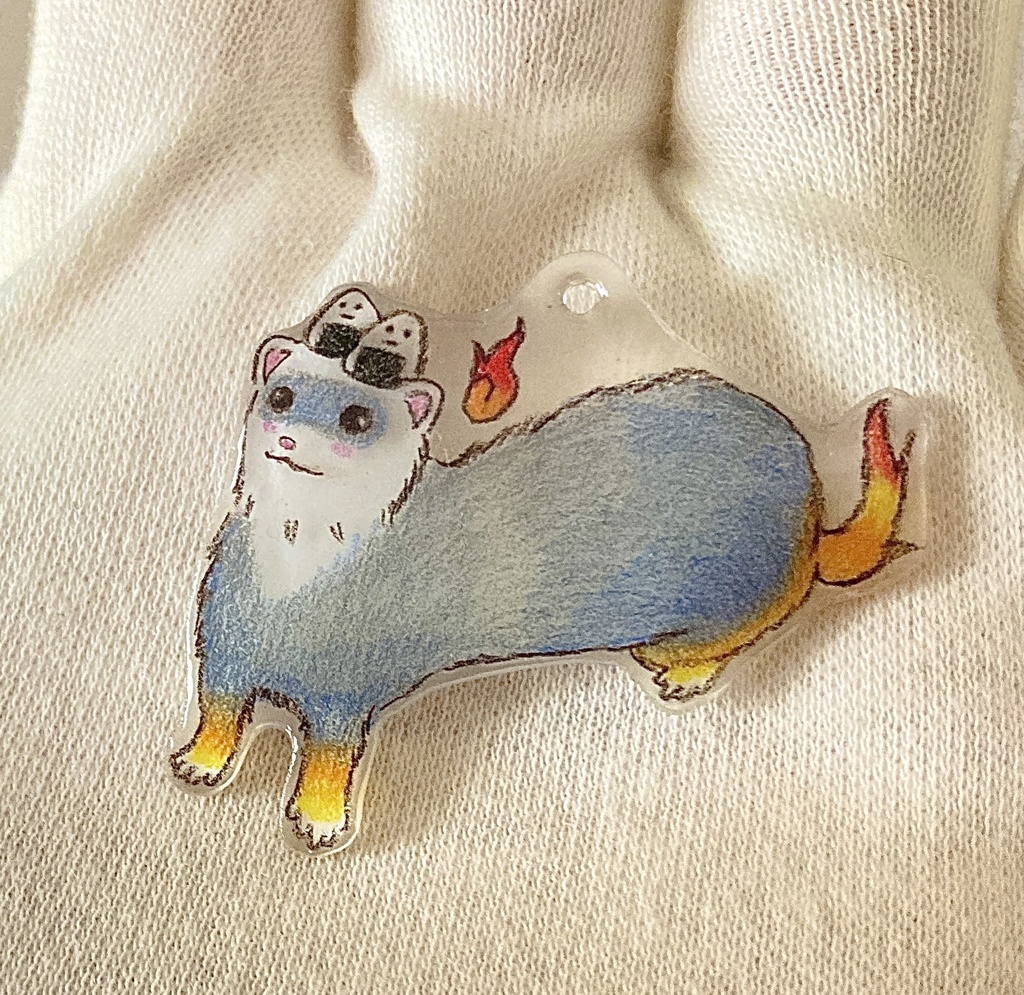 フェレット妖怪「送り犬(おくりいぬ)」チャーム