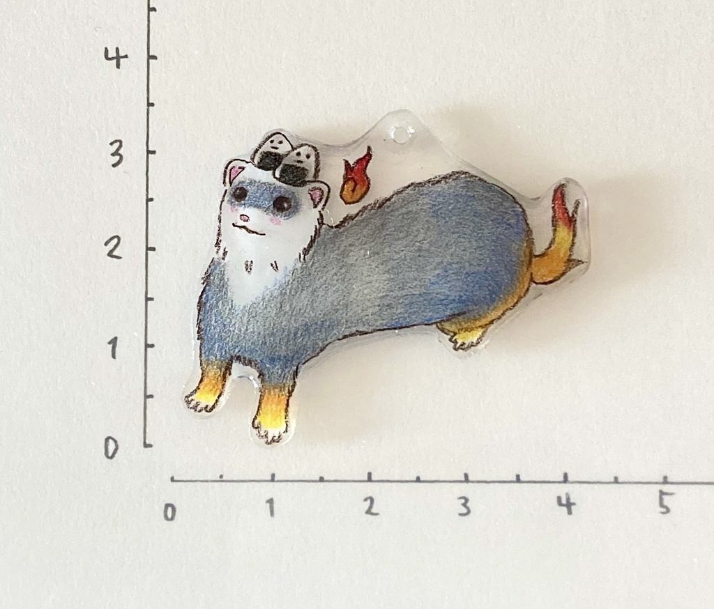 フェレット妖怪「送り犬(おくりいぬ)」チャーム