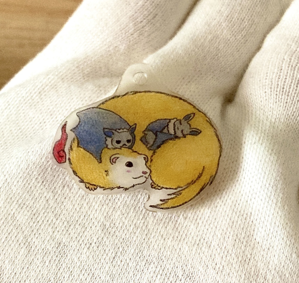 フェレット妖怪「野鉄砲(のでっぽう)」チャーム