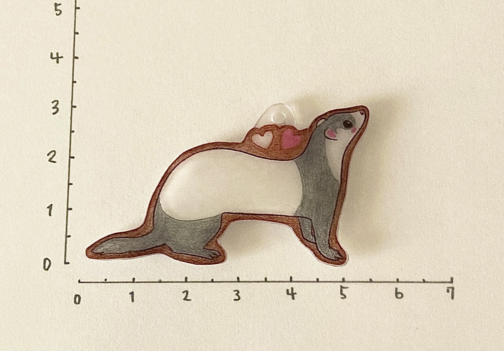 「ねぇねぇ、あそぼ!!」大好きを届けにきたフェレットチャーム(全3種)