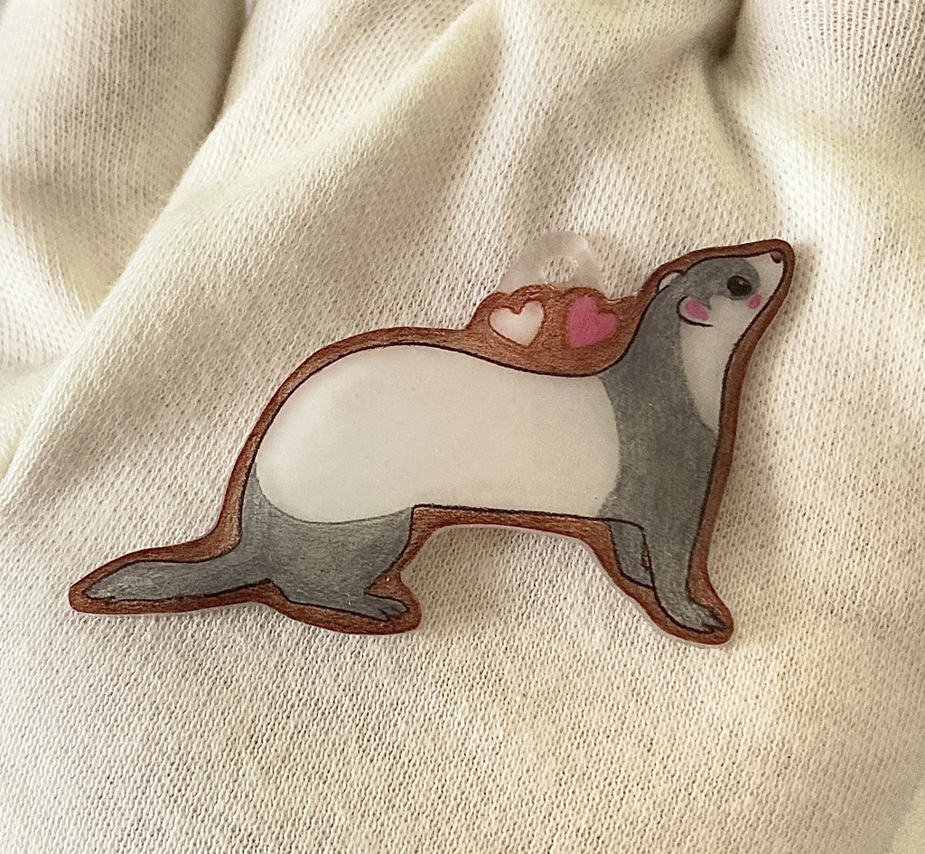 「ねぇねぇ、あそぼ!!」大好きを届けにきたフェレットチャーム(全3種)