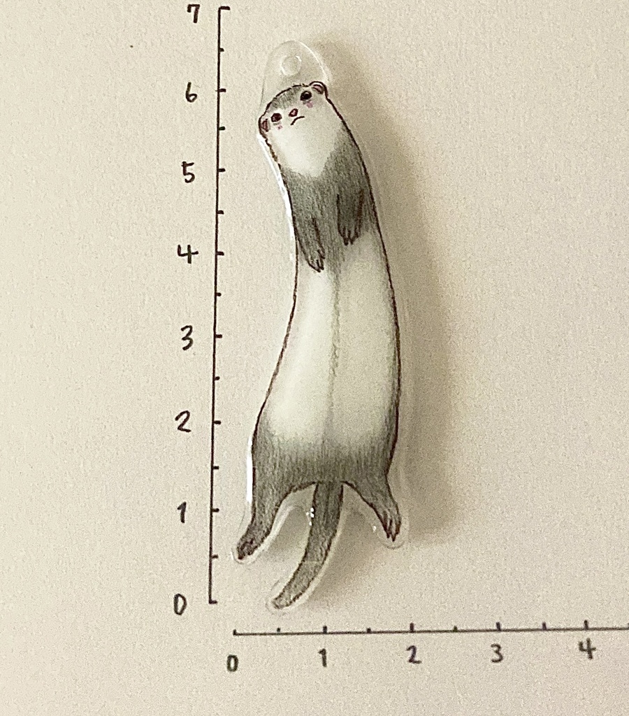 なに見てるの?ごろん寝フェレットチャーム(全4種)