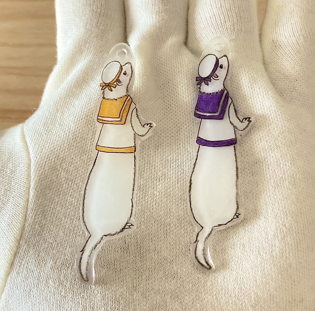 あっちに島を発見!水兵さんのフェレットチャーム(全5種)