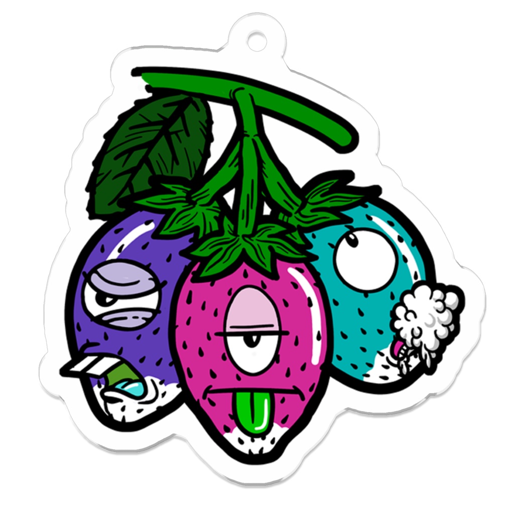Berries アクリルキーホルダー