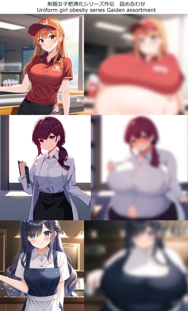 制服女子肥満化シリーズ 外伝その1