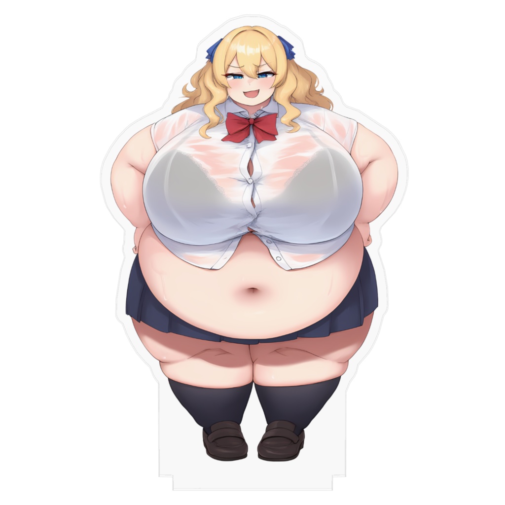 制服女子肥満化シリーズ アクリルフィギュア 矢ヶ崎みあ