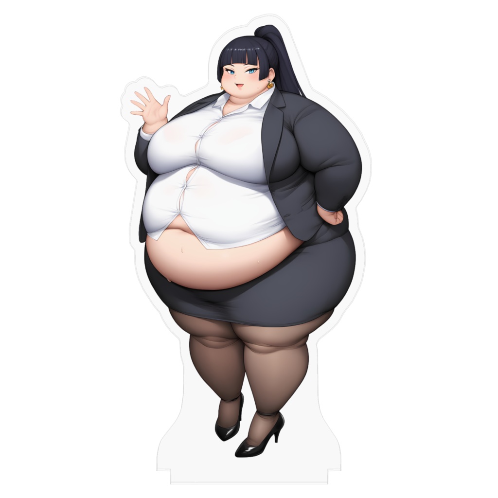 OL肥満化シリーズ アクリルフィギュア 水無月こう