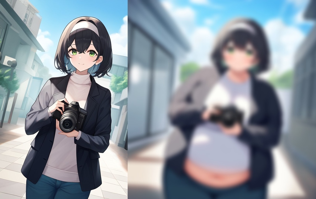 制服女子肥満化シリーズ 外伝その2