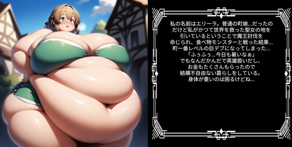 続編詰め合わせ+初期作品 +新作肥満化作品まとめ