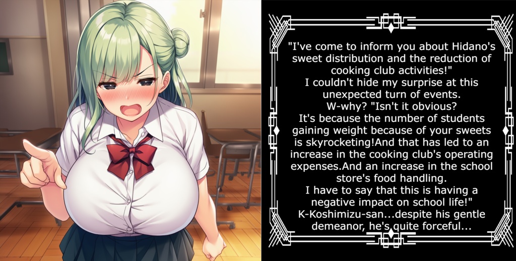 制服女子肥満化シリーズ外伝その3