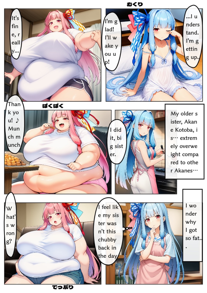 おデブあかねちゃんの日常漫画 第1話~3話