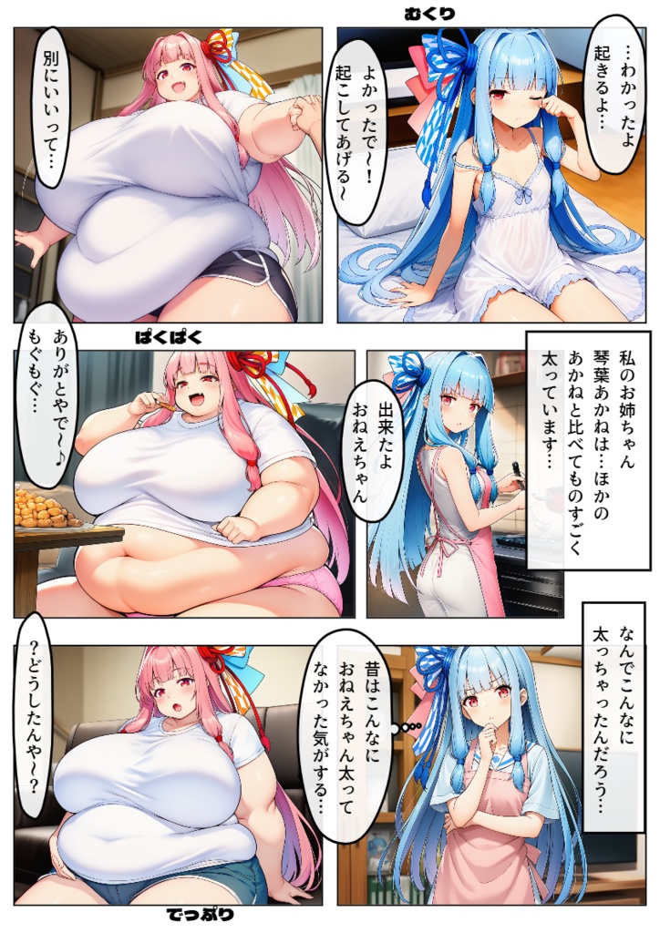 おデブあかねちゃんの日常漫画 第1話~3話