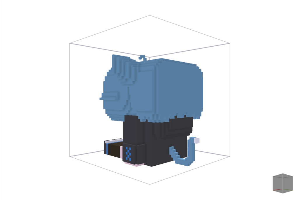 【無料】ボクセル人形「ラスク」