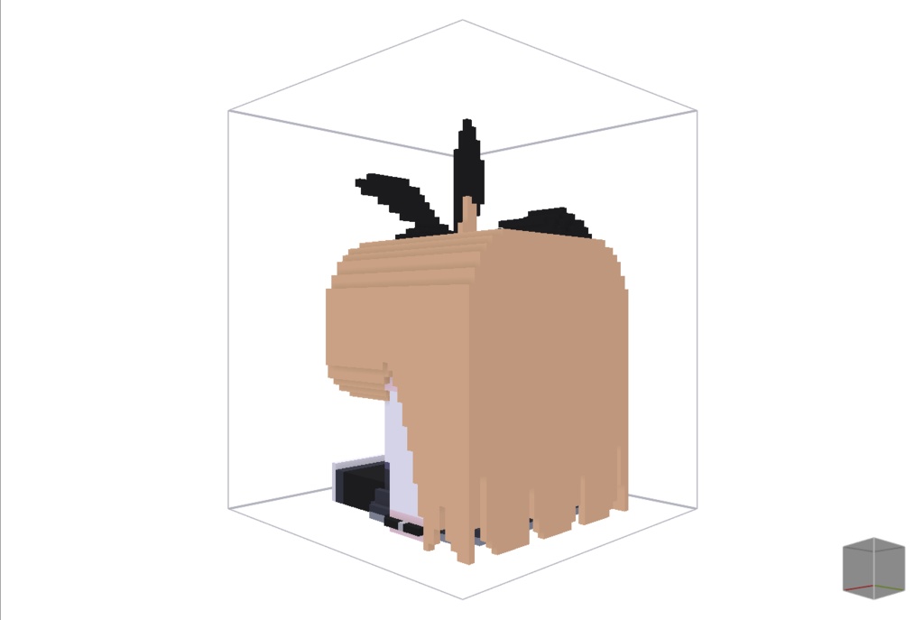 【無料】ボクセル人形「リア-アリス」