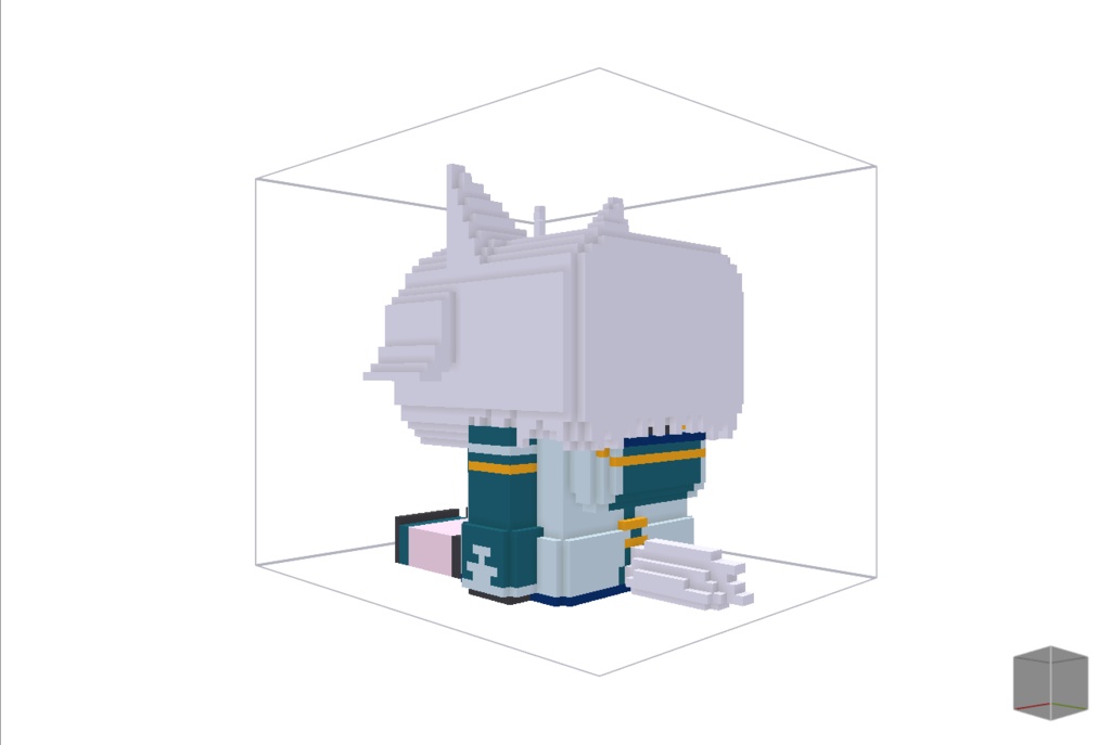 【無料】ボクセル人形「ミーシェ」