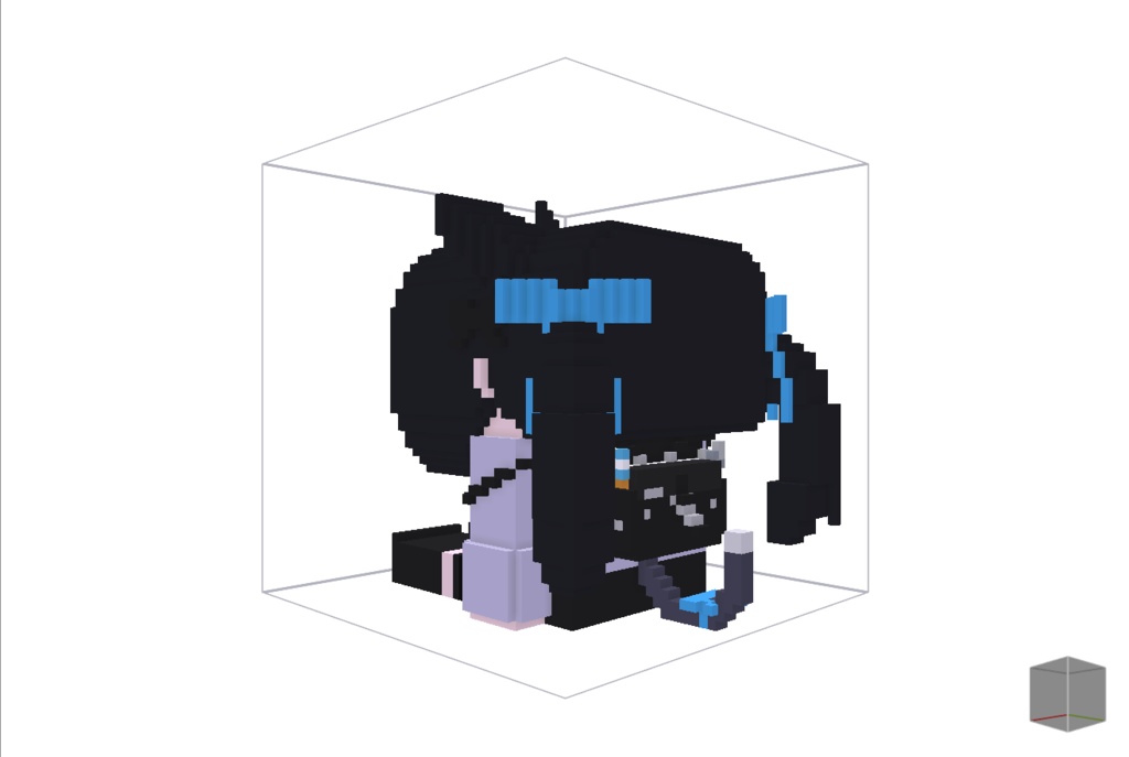 【無料】ボクセル人形「セフィラ」
