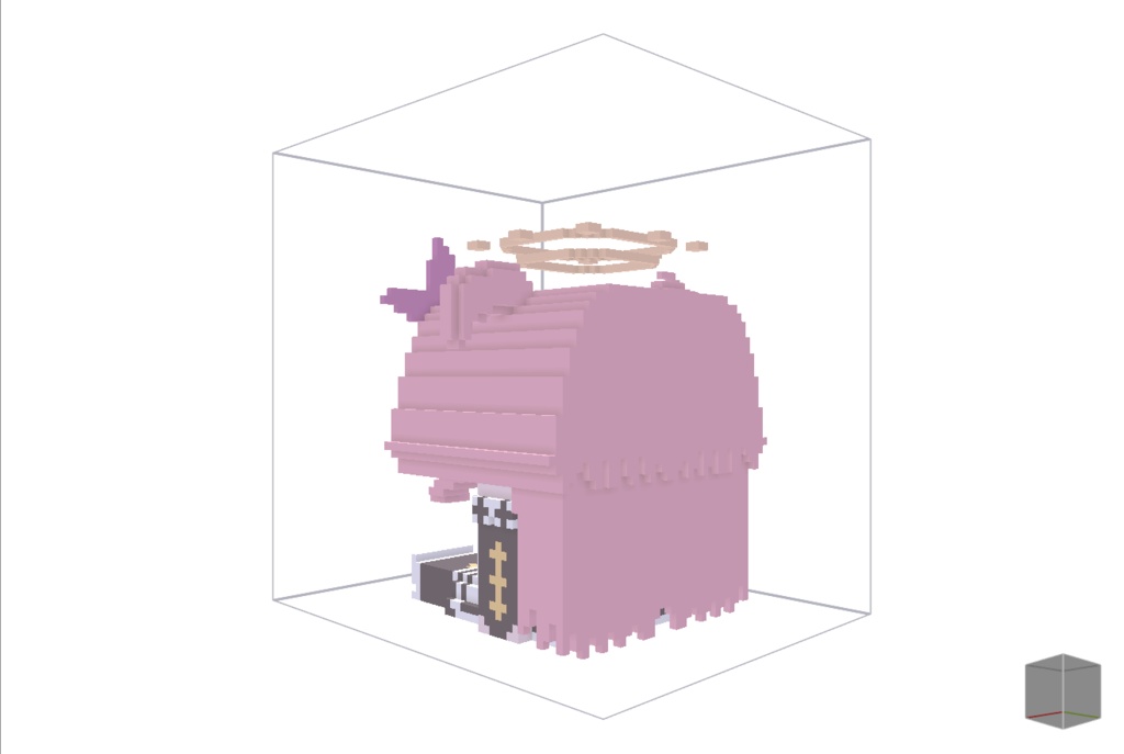 【無料】ボクセル人形「セレスティア」