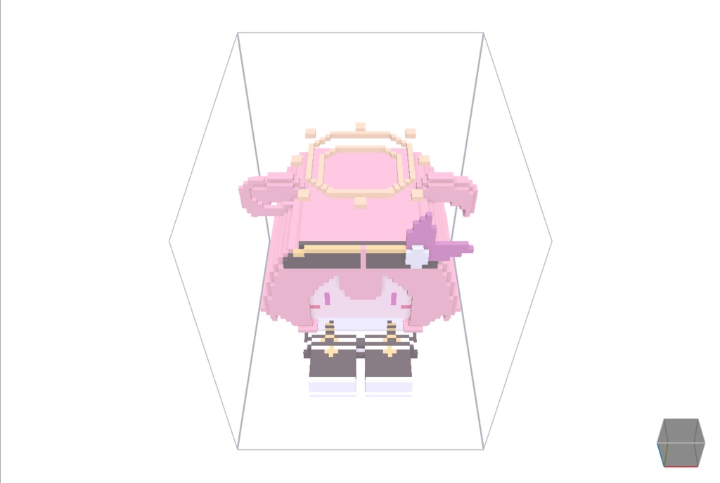 【無料】ボクセル人形「セレスティア」