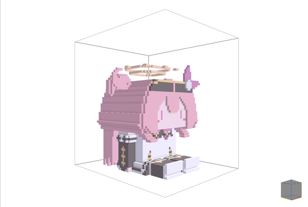 【無料】ボクセル人形「セレスティア」