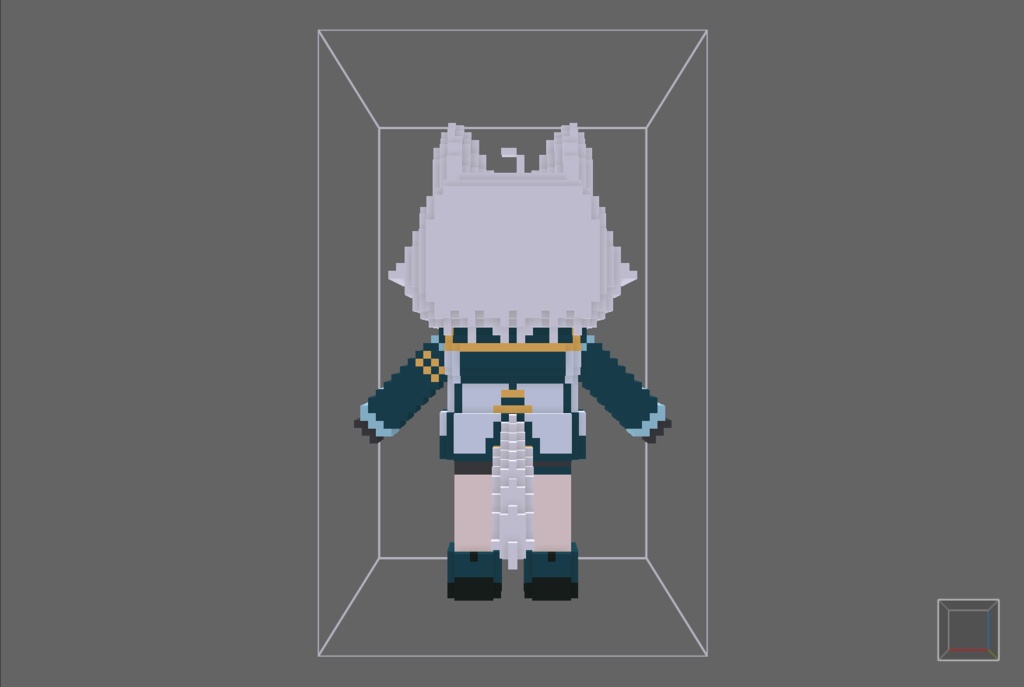 【無料】ボクセル人形「ミーシェ」v2