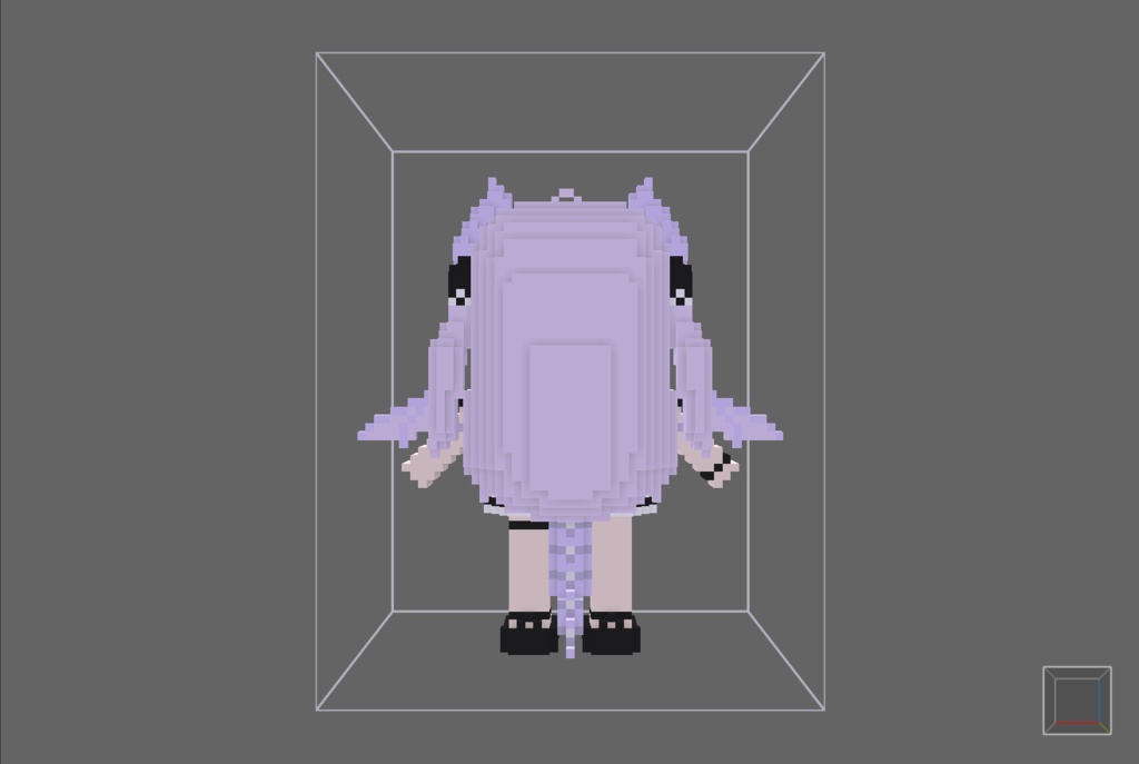 【無料】ボクセル人形「愛莉」v2