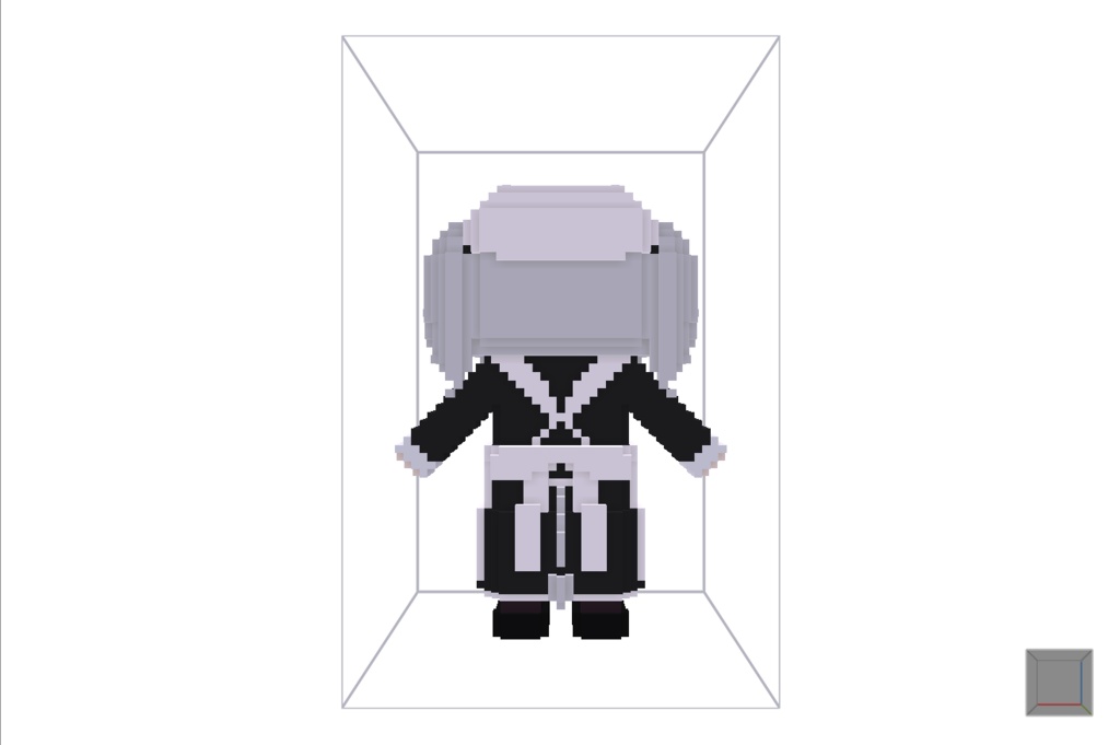 【無料】ボクセル人形「ミルティナ」v2