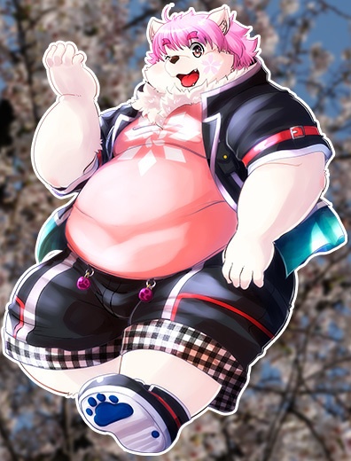 雪桜ガク歌みたアクキー「桜」