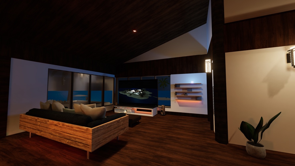 Modern Island Home VRCHAT