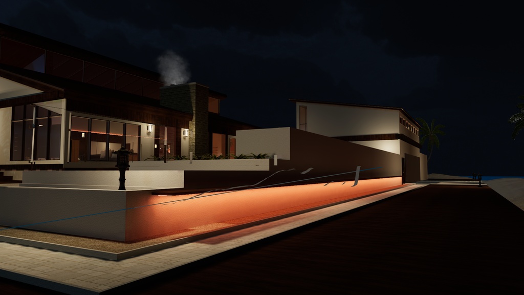 Modern Island Home VRCHAT