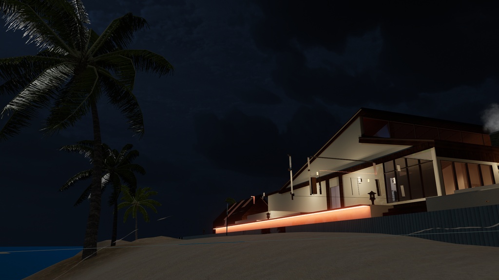 Modern Island Home VRCHAT