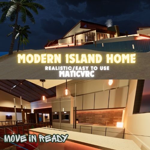 Modern Island Home VRCHAT