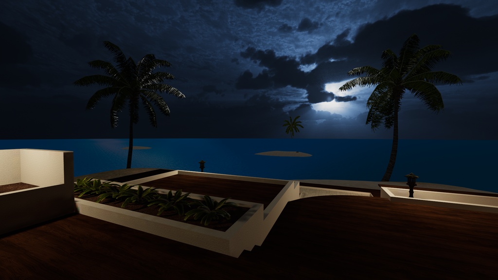Modern Island Home VRCHAT
