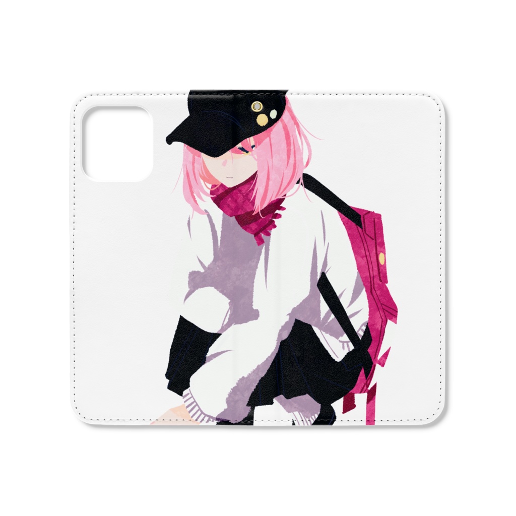 【手帳型iphoneケース】待ち合わせ15分過ぎ【オリジナル】