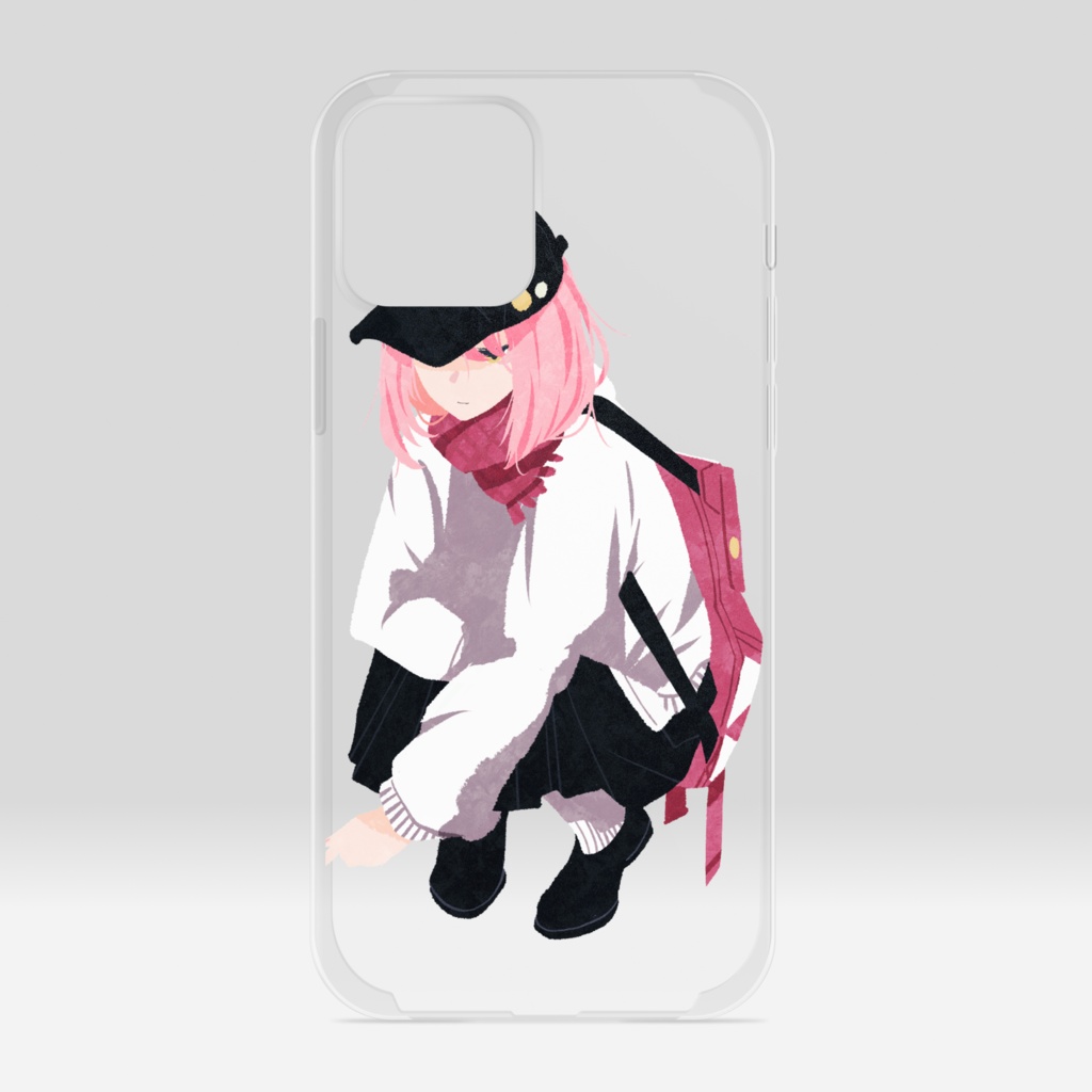 【クリアiphoneケース】待ち合わせ15分過ぎ【オリジナル】