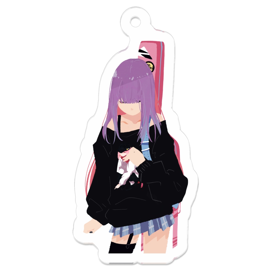 【アクリルキーホルダー】ギターケース中身があるとは言ってない【オリジナル】