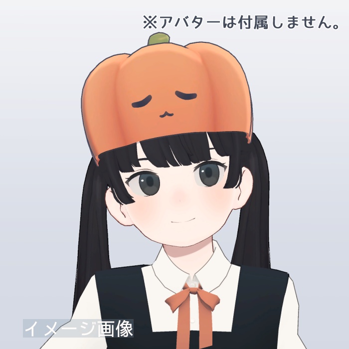 かぼちゃのぼうし(+普通のかぼちゃ付き)