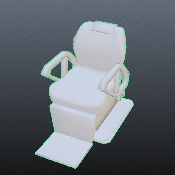 【３Dモデル】マッサージチェア